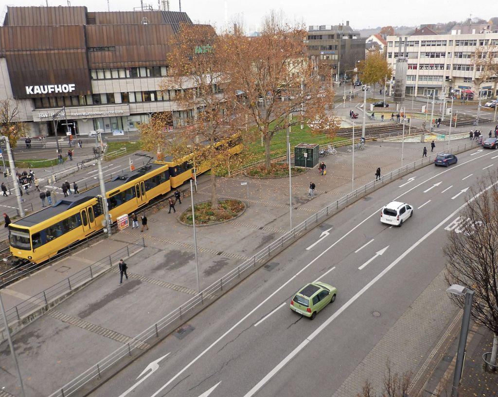 BAD CANNSTATT:  Cannstatter CDU will entweder SSB-Haltestelle oder Individualverkehr nach unten verlegen: Tunnellösung für Wilhelmsplatz prüfen