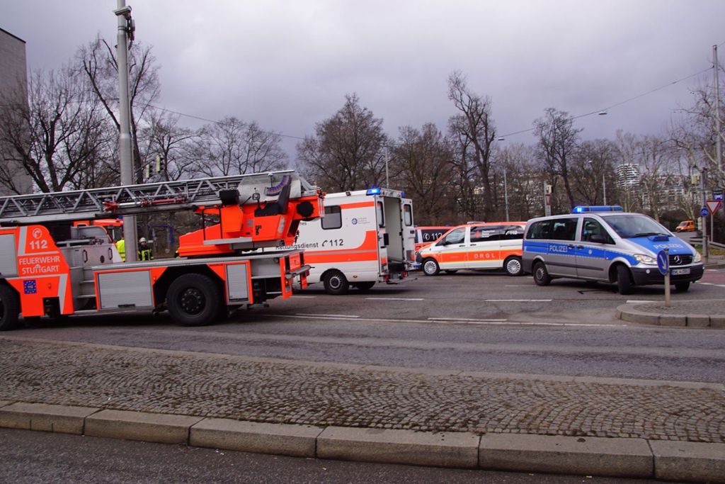 07.03.2018 Am Neckartor hat sich ein schwerer Unfall ereignet.