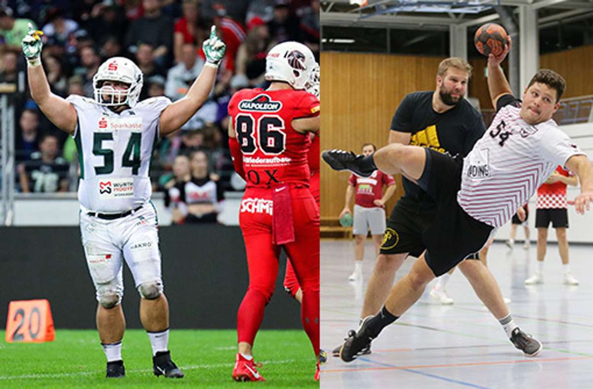 Alexander Kreß von den Schwäbisch Hall Unicorns: Ein Football-Ass in der Handball-Kreisliga