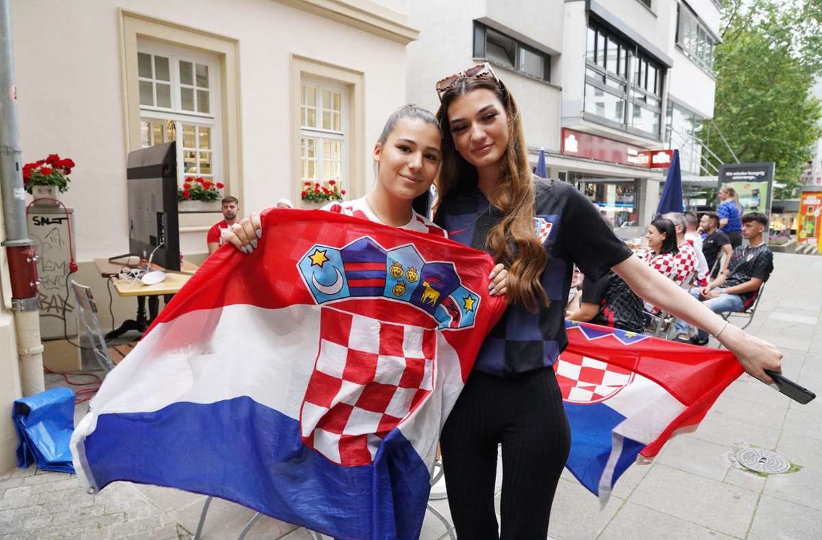 Nach der EM ist vor der WM – auch für die kroatischen Fans in Stuttgart.