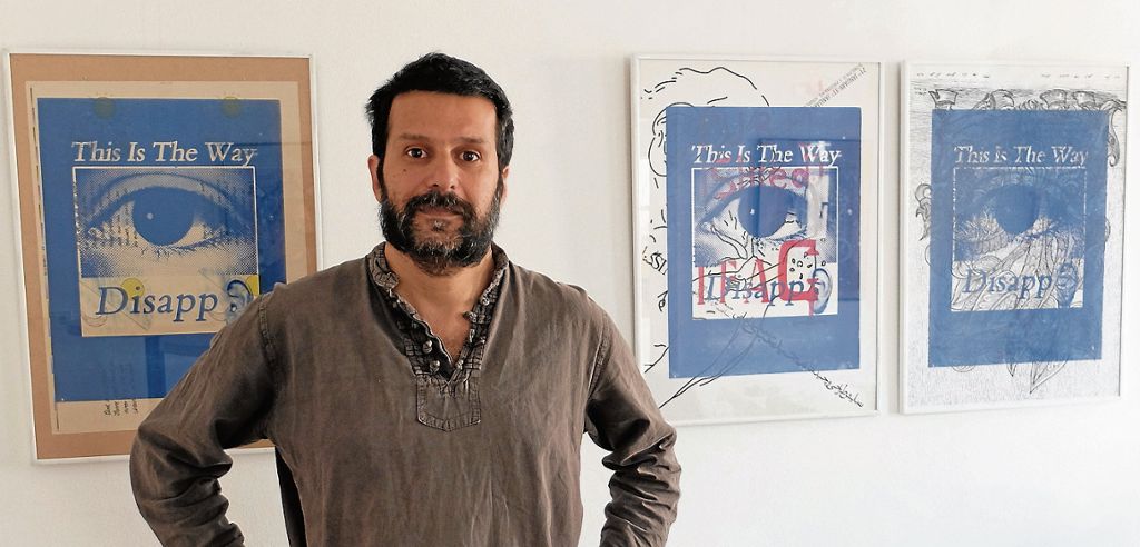 B          AD CANNSTATT          :  Iradj Esmaeilpour Ghoochani und Foad Sharifi in der Mietgalerie Nestel - Kunstauktion am 6. Juli: Kunst zur Völkerverständigung
