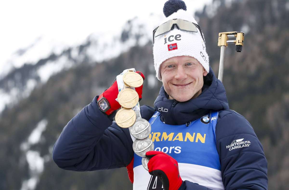 Der Biathlon-Star sucht seine Form: Bö und die  Last des Vaterseins