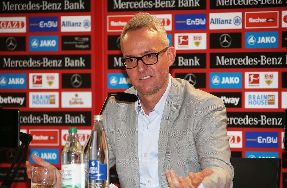 Der neue Vorstandschef Alexander Wehrle führt aus, wie er den VfB Stuttgart aufstellen will.