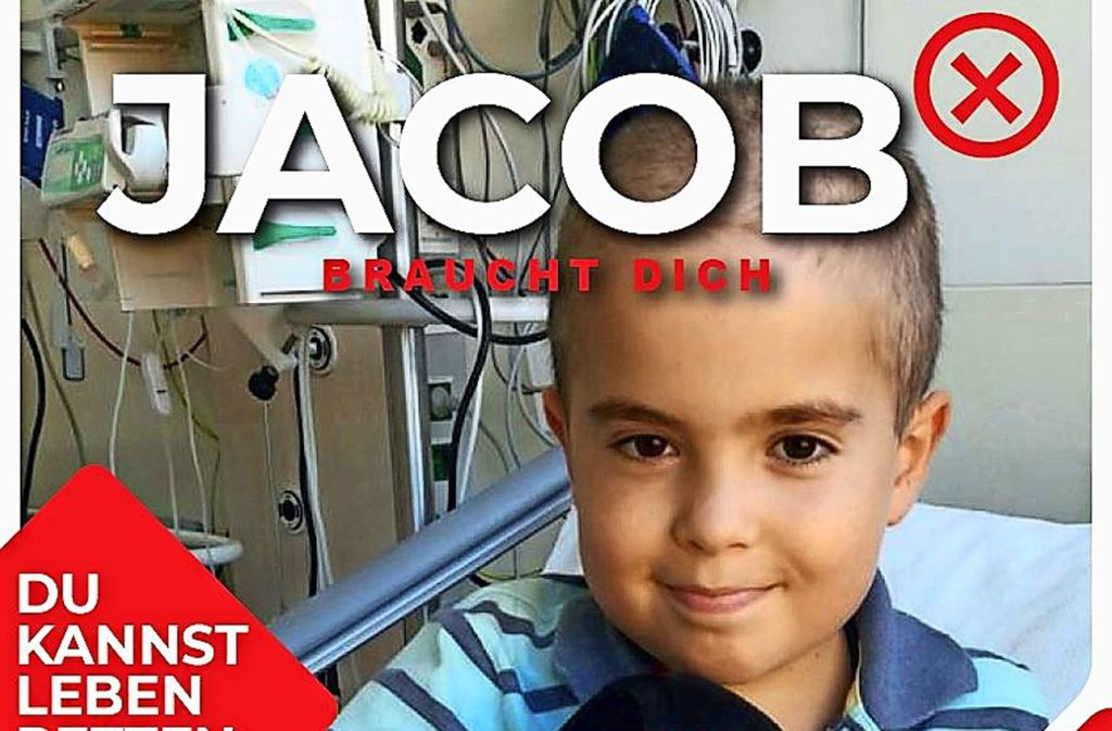 Typisierungsaktion für Kind   in Stuttgart: Jacob braucht einen Stammzellenspender