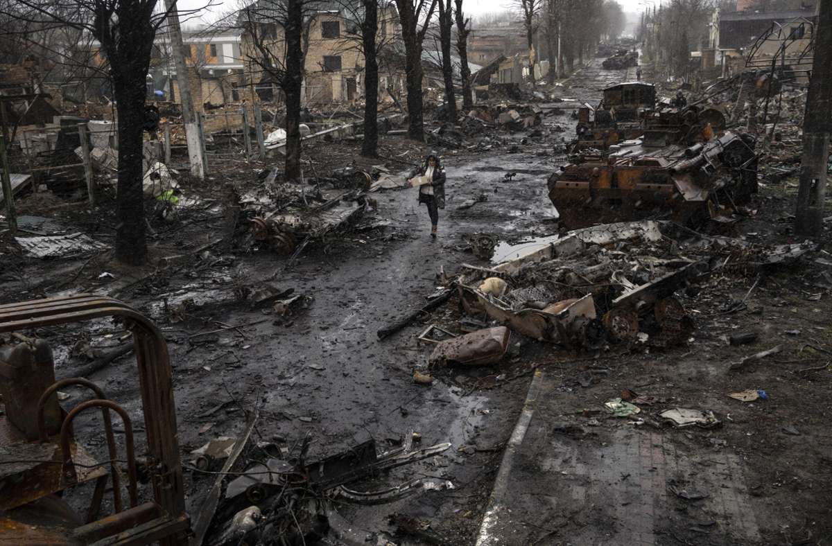 Massaker an Zivilisten: Ukrainische Medien melden bislang 340 Leichen in Butscha