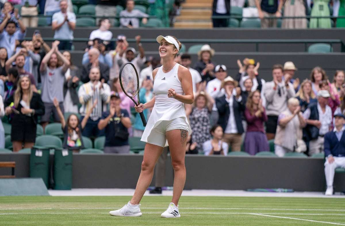 Tennisturnier in Wimbledon: Switolina sendet ukrainische Botschaften auf dem heiligen Rasen