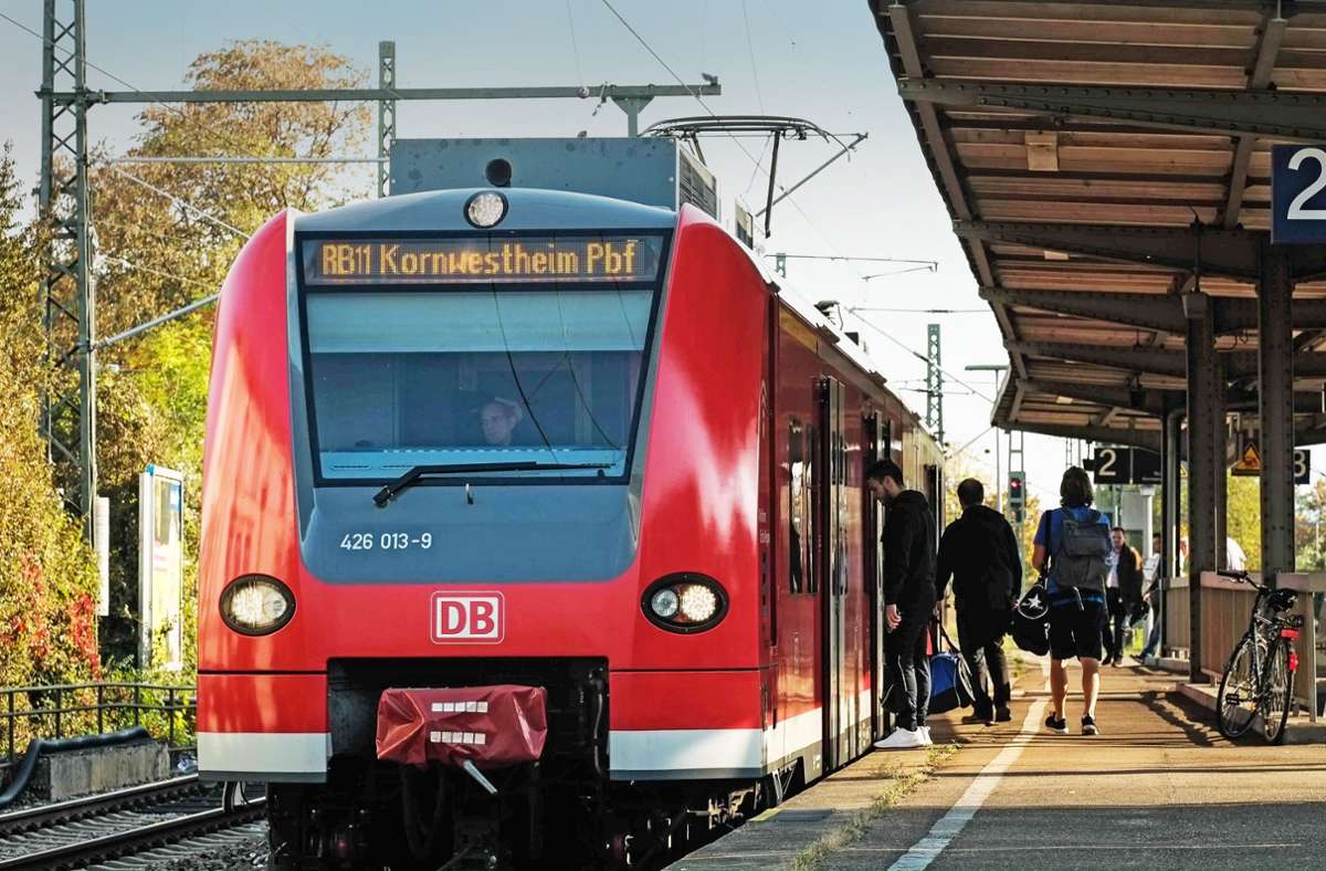 Zugausfälle in der Region Stuttgart: Zugausfälle wegen Defekts