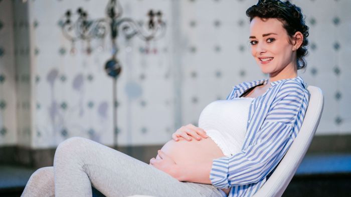 Model     Laura Bräutigam im Glück: nach Chemotherapie   schwanger