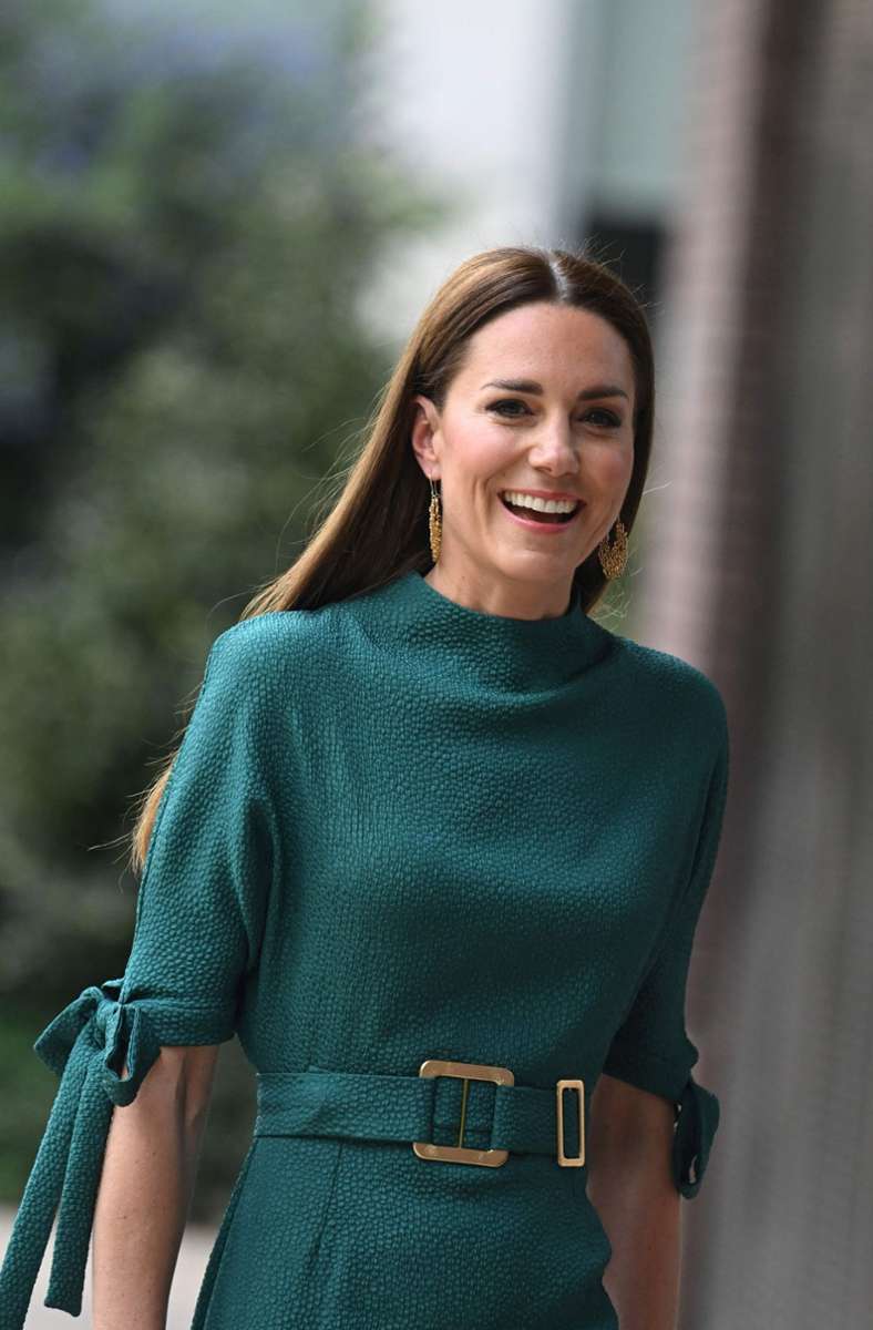 Herzogin Kate trug ein Kleid einer Londoner Designerin: Edeline Lee.
