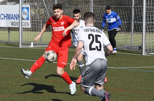 Daniel Baierle wurde eingewechselt und erzielte beide Treffer für den TSV Weilimdorf beim 2:1-Sieg über Ulm. Foto: Günter  Bergmann
