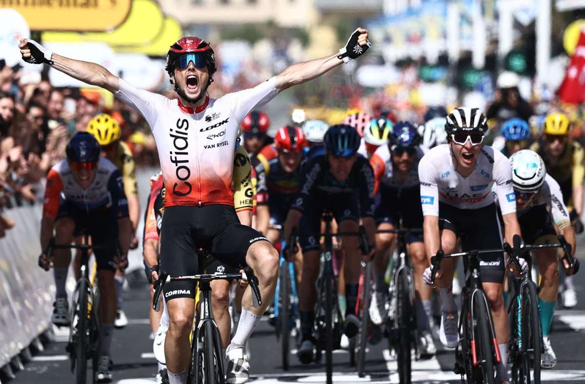 Tour de France: Lafay gewinnt zweite Etappe –  Yates bleibt in Gelb