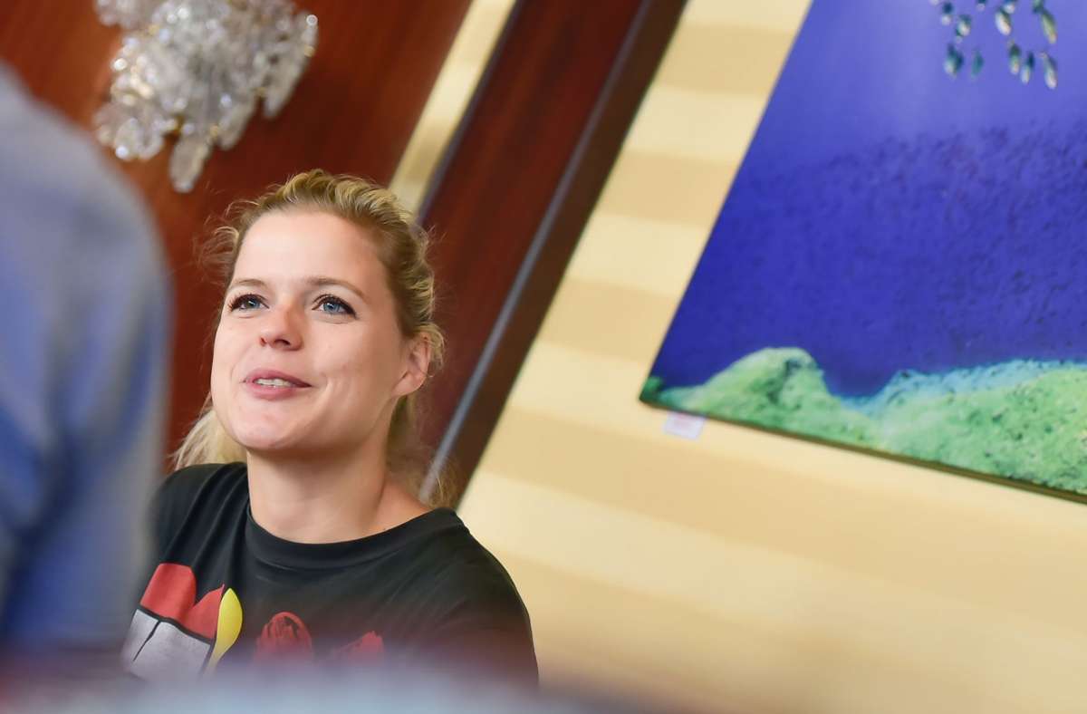 Sara Dahme eröffnet Kultur Kiosk: „Jedes Gespräch ist eine Möglichkeit“