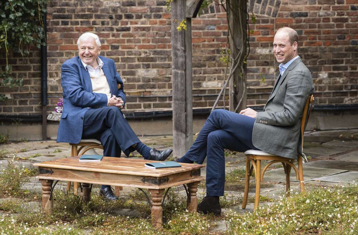 Naturforscher David Attenborough (links) und Prinz William haben gemeinsam einen neuen Umweltpreis ins Leben gerufen. Foto: dpa/--