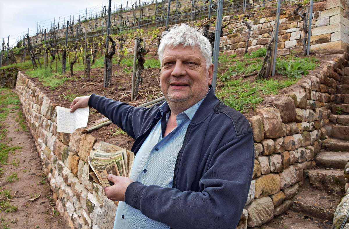 Weinbau in Hedelfingen: Historische Fundstücke im Weinberg