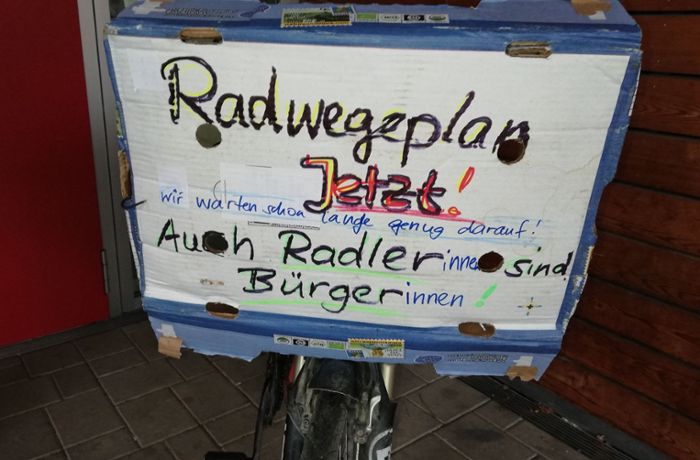 Leinfelden-Echterdingen: Radler machen mobil  fürs Radkonzept