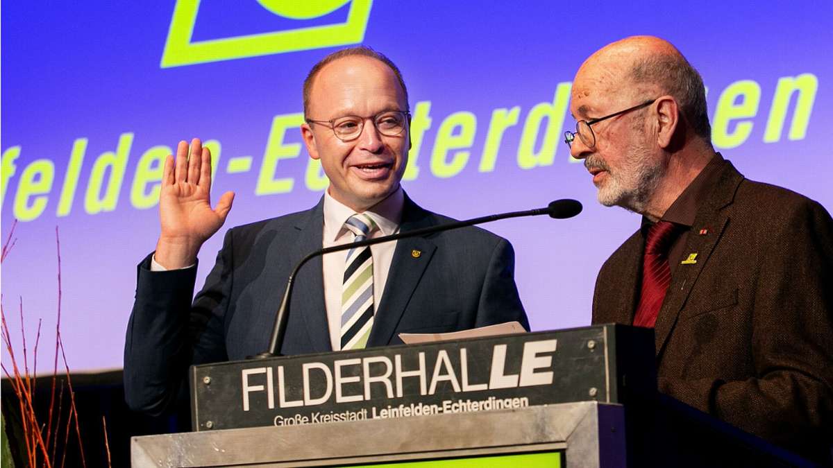 Leinfelden-Echterdingen: Otto Ruppaner ist jetzt auch offiziell der neue Rathauschef