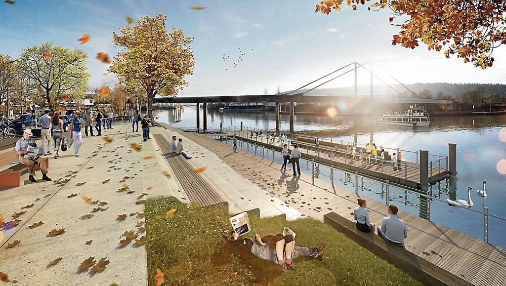 UNTERTüRKHEIM: Masterplan für „Stadt am Fluss“ vorgestellt: Den Neckar erlebbar machen