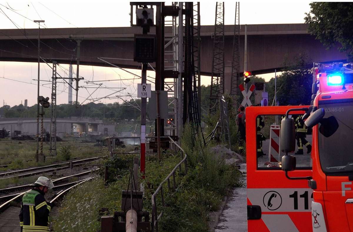 S-Bahn-Verkehr in Stuttgart: Schwellenbrand bremst S-Bahn-Pendler aus