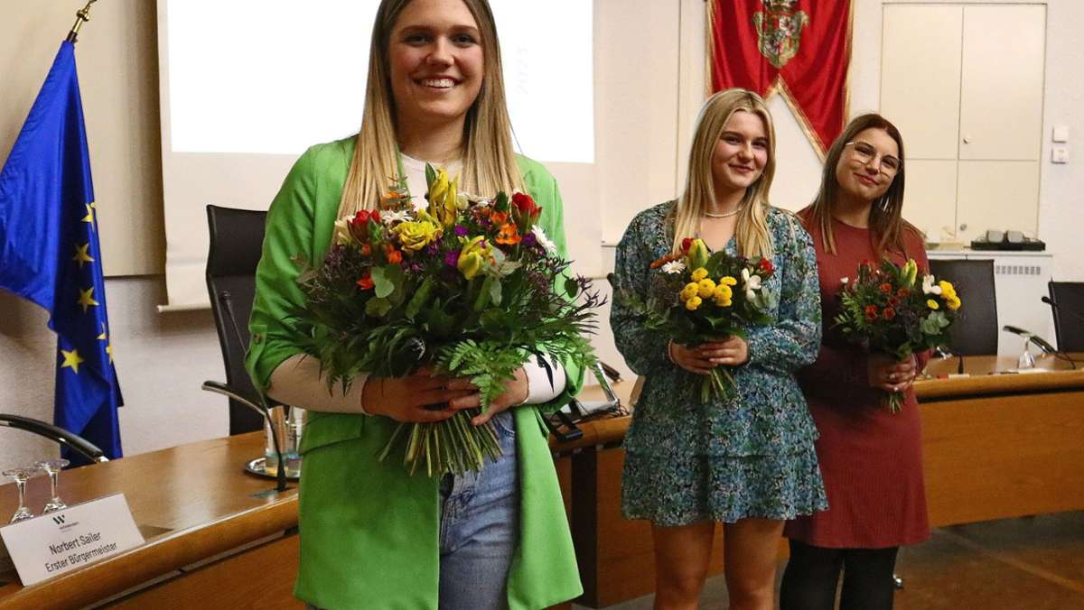 Wahl in Winnenden: Mahela Hübner ist das neue Winnender Mädle
