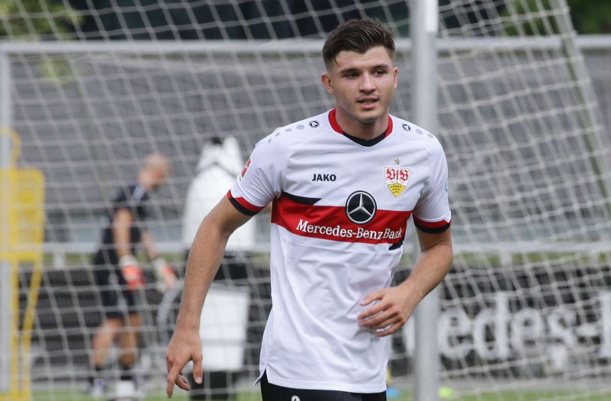 Abwehrspieler des VfB Stuttgart: Antonis Aidonis wechselt zu Dynamo Dresden
