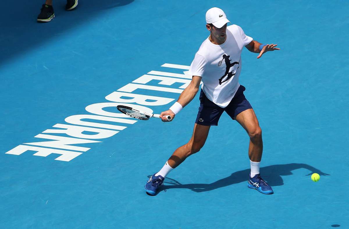 Tennis Australian Open: Trügerische Ruhe um Novak Djokovic