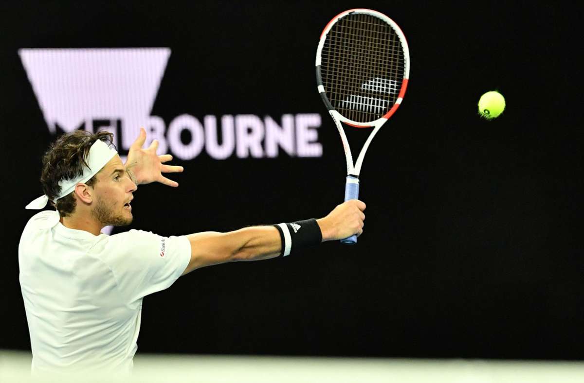 Dominic Thiem steht bei den Australian Open im Achtelfinale.