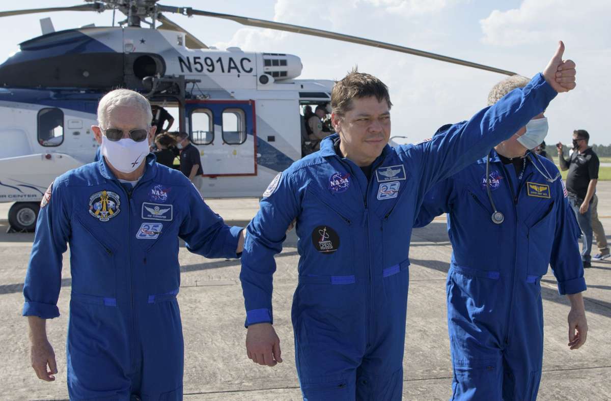 „Crew Dragon“ zurück auf der Erde: „Thank you for flying with SpaceX“