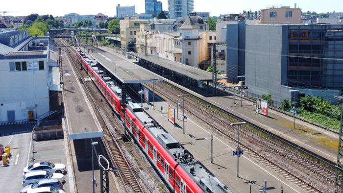Bahnverkehr in Ludwigsburg steht still