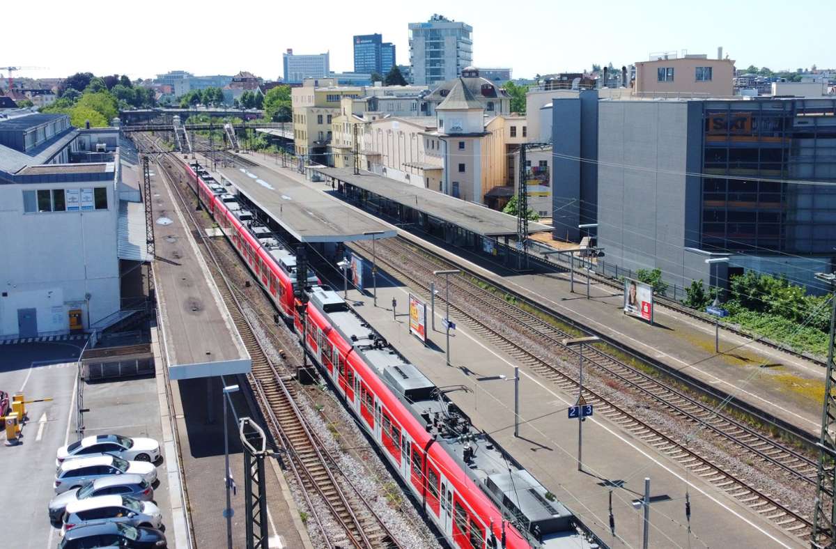 Einsatz der Bundespolizei: Bahnverkehr in Ludwigsburg steht still
