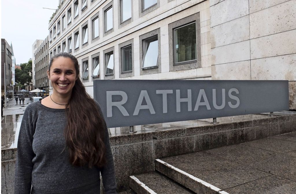 Die 33-jährige Cannstatterin sitzt für die Stadtisten im Rathaus: Für eine klimafreundliche Stadtentwicklung