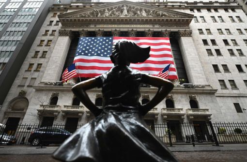 Positive Nachrichten von der Wall Street in der Corona-Krise. Foto: AFP/ANGELA WEISS