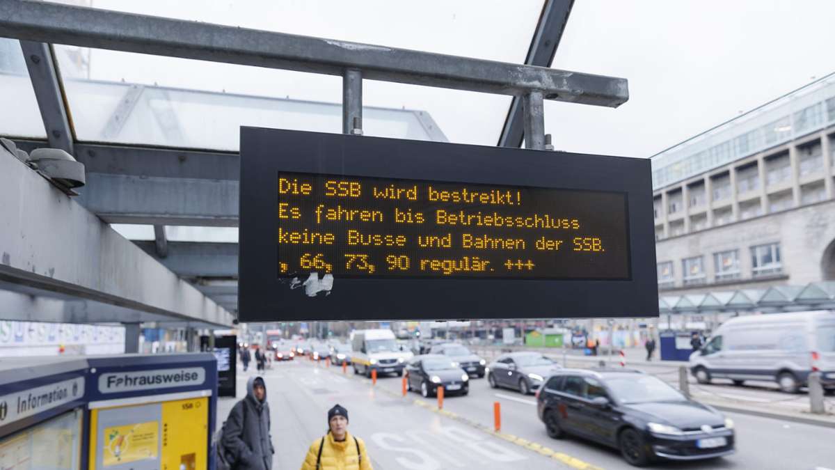 Baden-Württemberg: Warnstreiks  im öffentlichen Nahverkehr angelaufen