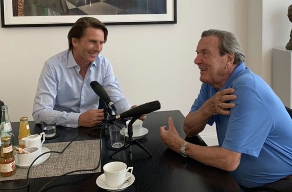 Gerhard Schröder im Podcast: Früherer Kanzler zu Corona-Protesten:„Idioten gab es immer“