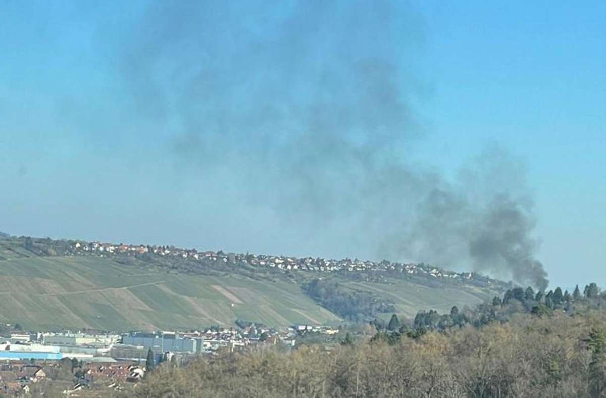 Feuer in Hedelfingen: Brand zerstört Gartenhaus