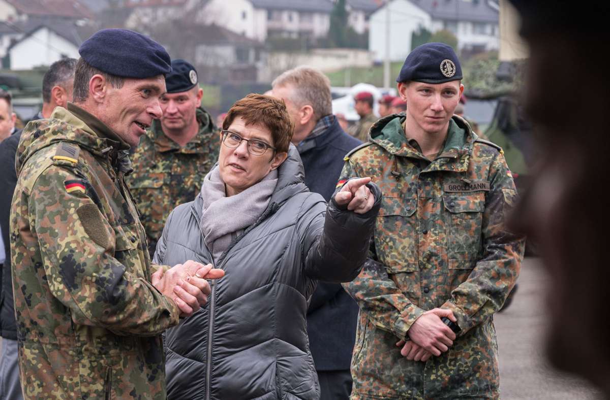 Annegret Kramp-Karrenbauer: Klimawandel fordert auch die Bundeswehr heraus