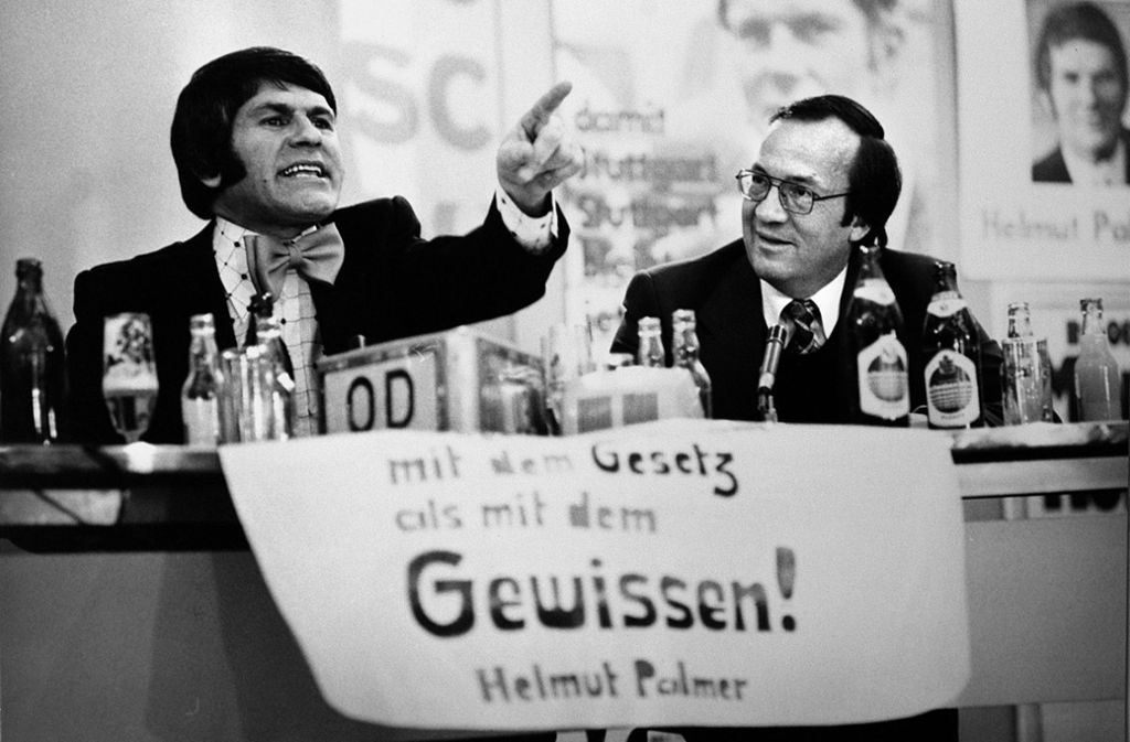 Helmut Palmer trat bei fast 300 Oberbürgermeisterwahlen an. Der „Remstalrebell“ ...