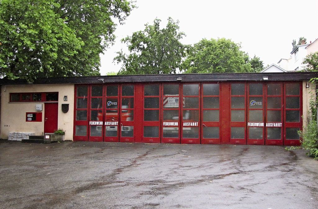 Das Feuerwehrmagazin in der Nagoldstraße ist  mittlerweile zu klein und außerdem sanierungsbedürftig.