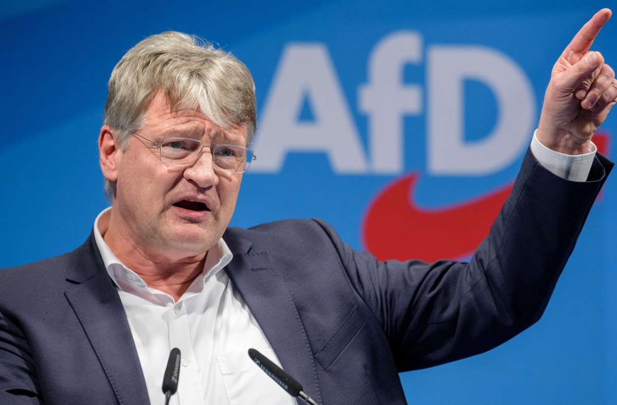 Andreas Kalbitz an Fraktionsspitze: AfD-Chef Jörg Meuthen kündigt Widerstand an