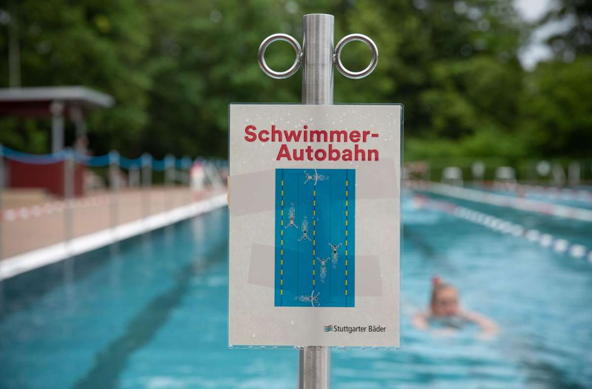 Schwimmen unter Corona-Bedingungen: So war der erste Tag in den Stuttgarter Freibädern