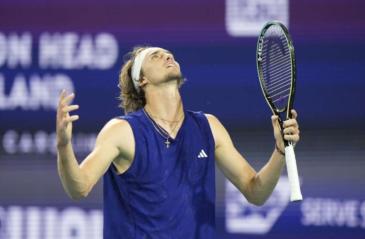 Tennis: Warum Alexander Zverev  schon wieder enttäuscht