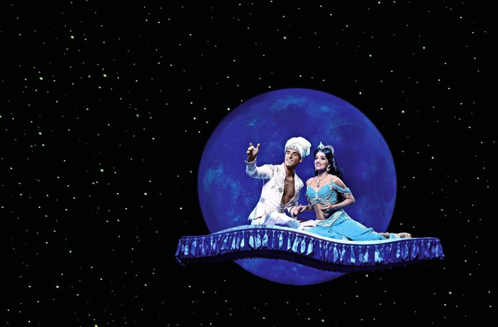 Liebesgeschichte zwischen einem Dieb und einer Prinzessin: Musical „Aladdin“ ist in Stuttgart gestartet
