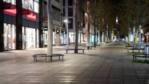 Stuttgarts Straßen sind wie leer gefegt – Bilder einer Geisterstadt