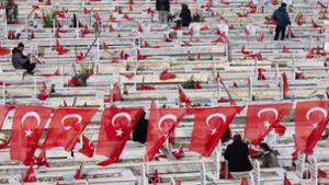 Gedenken und Wut ein Jahr nach Erdbeben in der Türkei