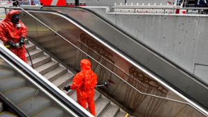 Abgang zum Hauptbahnhof wegen Polizeieinsatz gesperrt