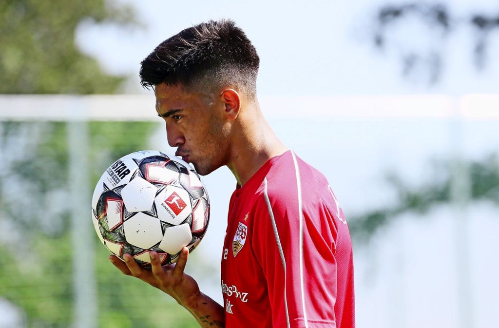 Nicolas Gonzalez hat sich beim VfB schnell eingefunden –  obwohl der 20-Jährige in eine fremde Welt eintaucht: Der Turbostürmer