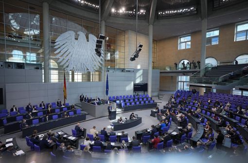 Sitzung im Bundestag Foto: dpa/Michael Kappeler