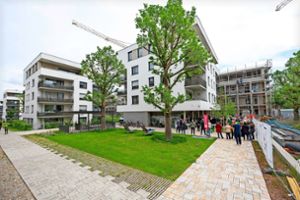 Neuer Wohnraum für Ludwigsburg: So sieht es aktuell im Baugebiet Jägerhof-Quartier aus