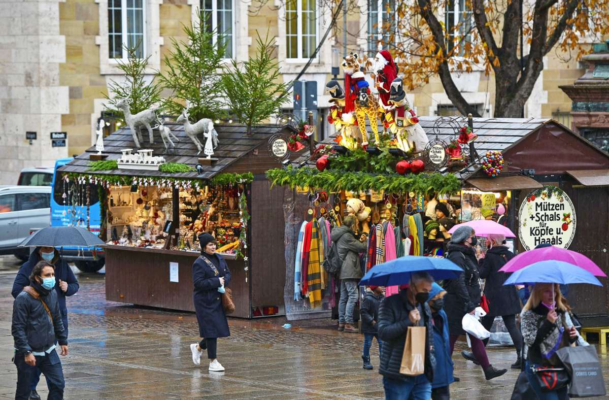 Weihnachtsstimmung in Stuttgart: Viel Freude über Ersatz-Weihnachtsmarkt