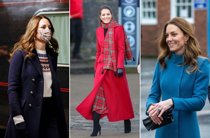 Herzogin Kates Reise-Outfits: Bei jedem Stop ein neuer Mantel