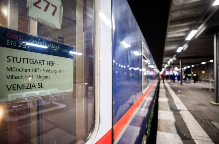Einschränkungen bei der Bahn: Zwangspause für neuen Venedig-Nachtzug von Stuttgart